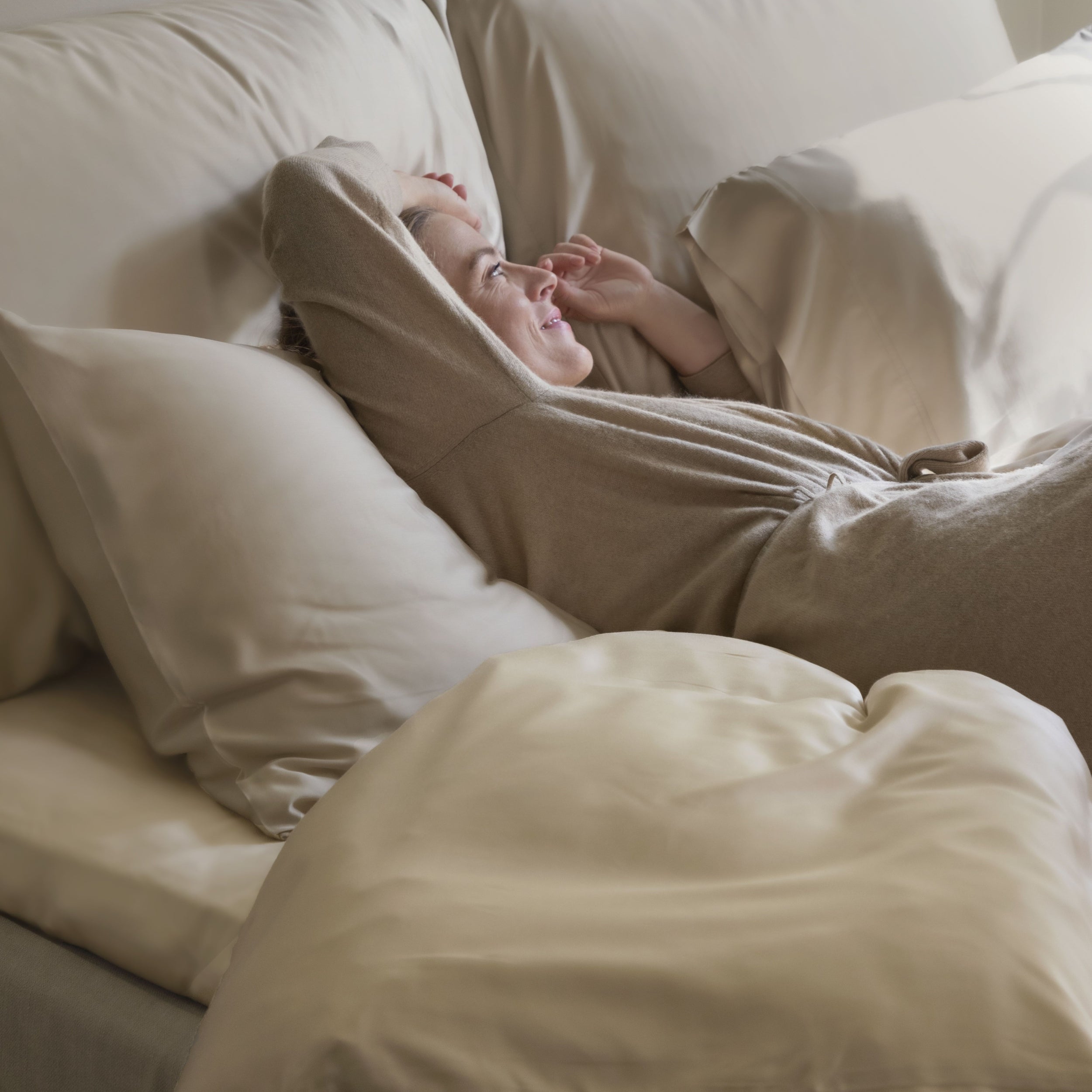 Fitted Sheet- Beige