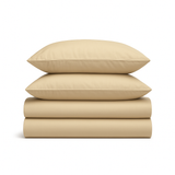 Bundle Deal: Flat x Fitted Sheet + 2 Pillowcases - Sand